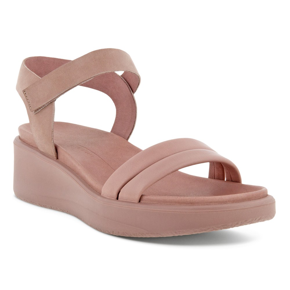 ECCO Womens Sandals Pink - Flowt Lx Wedge - FXJ-196387